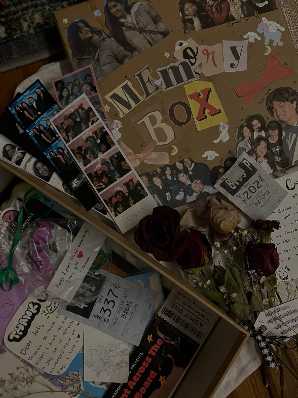 Background of memories